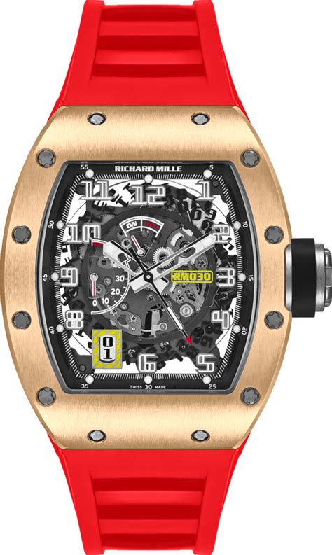 richard mille red and gold